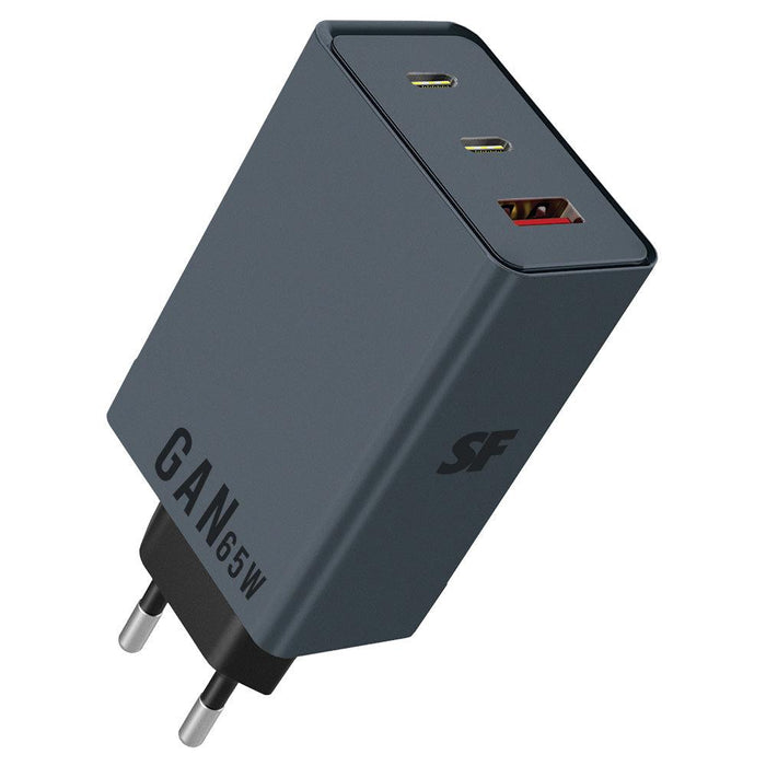 3 Port Fast Charge Wall Charger | 65W GaN Power Delivery Charger | Signature Series Supa Fly