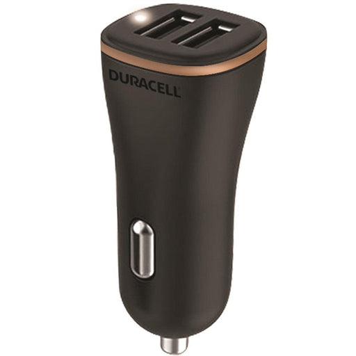 Duracell 30W QC 3.0 Dual USB Fast Car Charger - Black