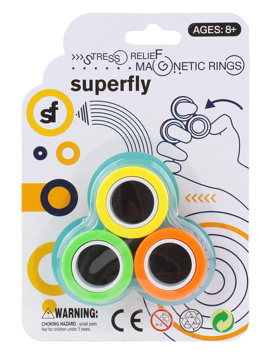 Superfly Magnetic Stress Relief Rings