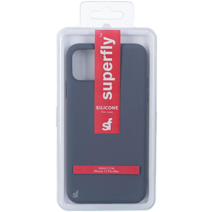 Superfly Silicone Thin Case for Apple iPhone 11 Pro Max - Cool Grey