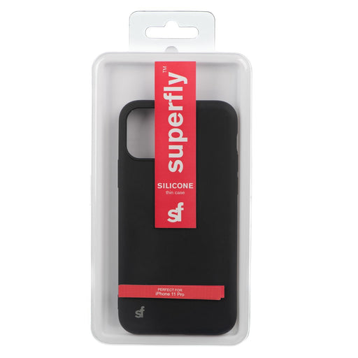 Superfly Silicone Thin Case for Apple iPhone 11 Pro - Black