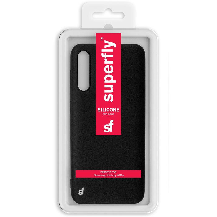 Superfly Silicone Thin Case for Samsung Galaxy A30s - Black