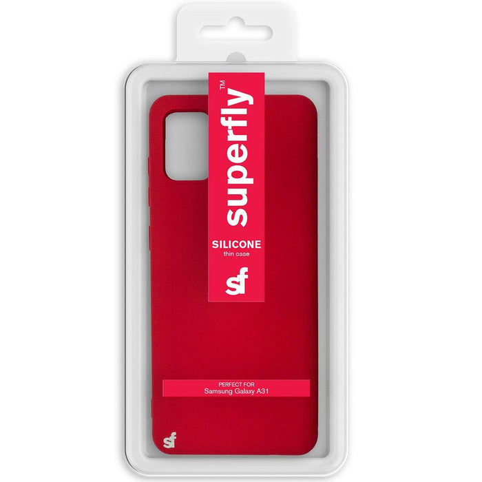 Superfly Silicone Thin Case for Samsung Galaxy A31 - Red