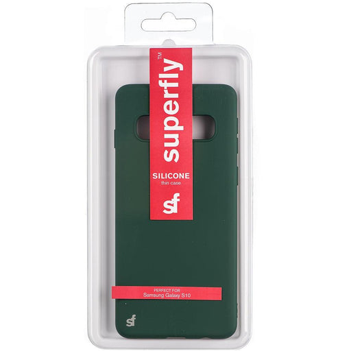Superfly Silicone Thin Case for Samsung Galaxy S10 - Green
