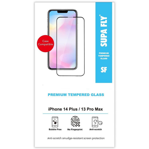 SUPA FLY Tempered Glass Screen Protector for Apple iPhone 14 Plus
