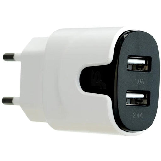 Superfly 3.4A Dual USB Wall Charger with Micro USB Cable - White