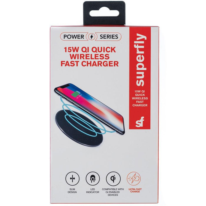 SUPA FLY 15W QI Quick Wireless Fast Charger