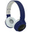 Superfly Two-Tone Foldable Wireless Bluetooth Headset – Navy/White