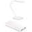 SUPA FLY 10000mAh Powerbank with Rechargeable LED Desk Lamp - White