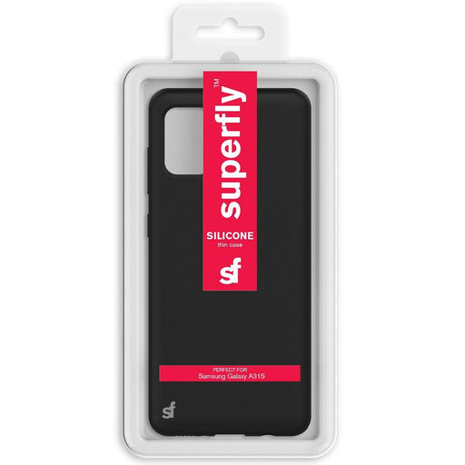Superfly Silicone Thin Case for Samsung Galaxy A31S - Black