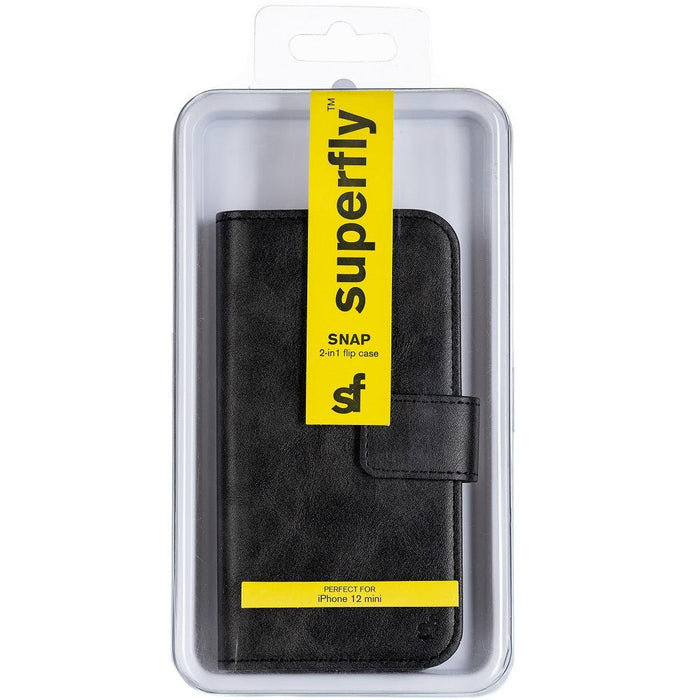 Superfly Snap 2-in-1 Flip Case for Apple iPhone 12 Mini - Black