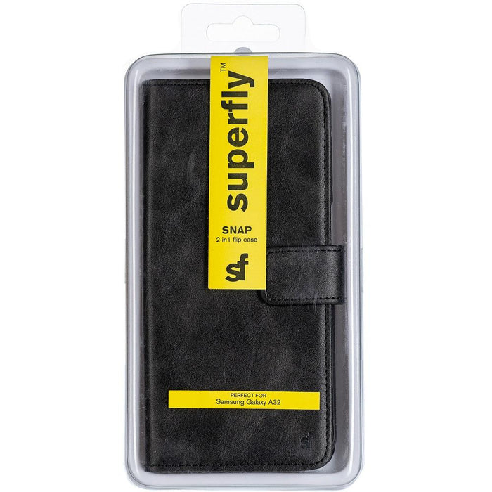 Superfly Snap 2-in-1 Flip Case for Samsung Galaxy A32 - Black