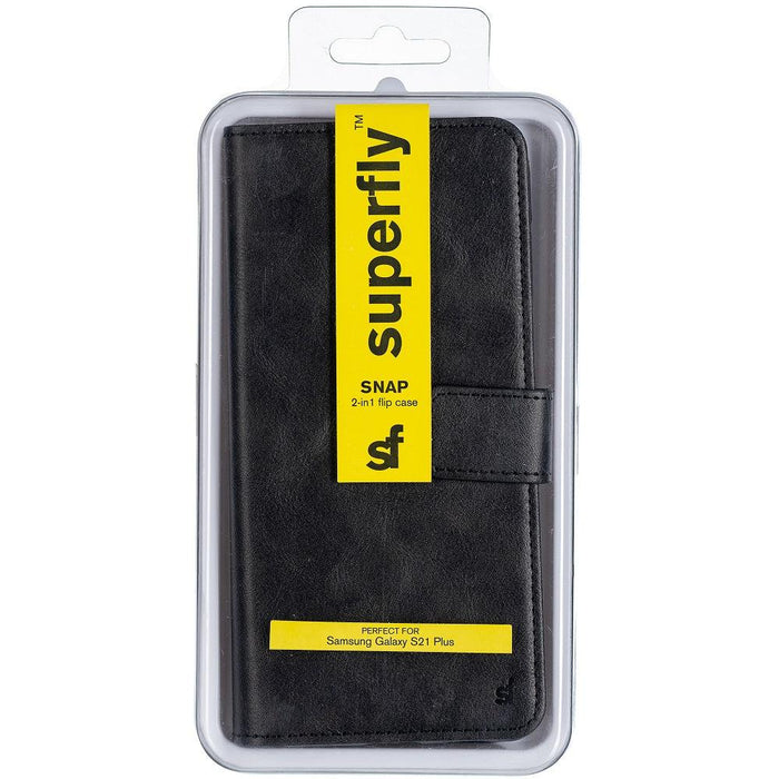 Superfly Snap 2-in-1 Flip Case for Samsung Galaxy S21 Plus - Black
