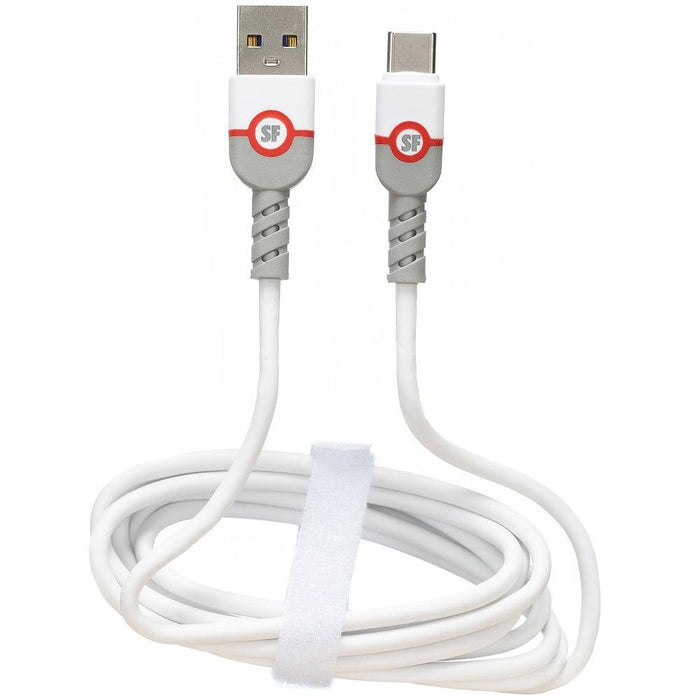 SUPA FLY 1.5m 65W USB Type A to USB Type C Cable – White