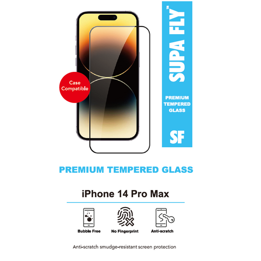 Muvit Case Firendly Tempered Glass Screen Protector iPhone 11 Pro Max  Clear