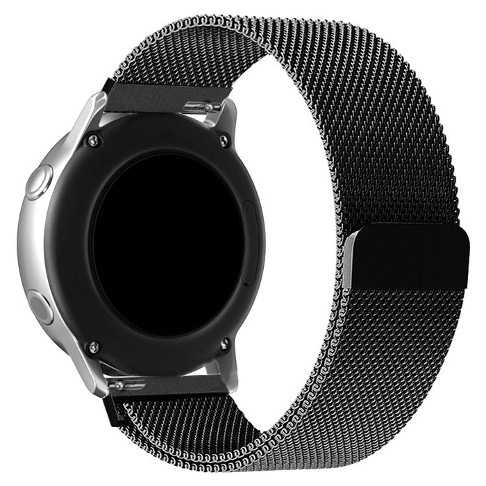 Superfly 22mm Milanese Magnetic Watch Strap - Black