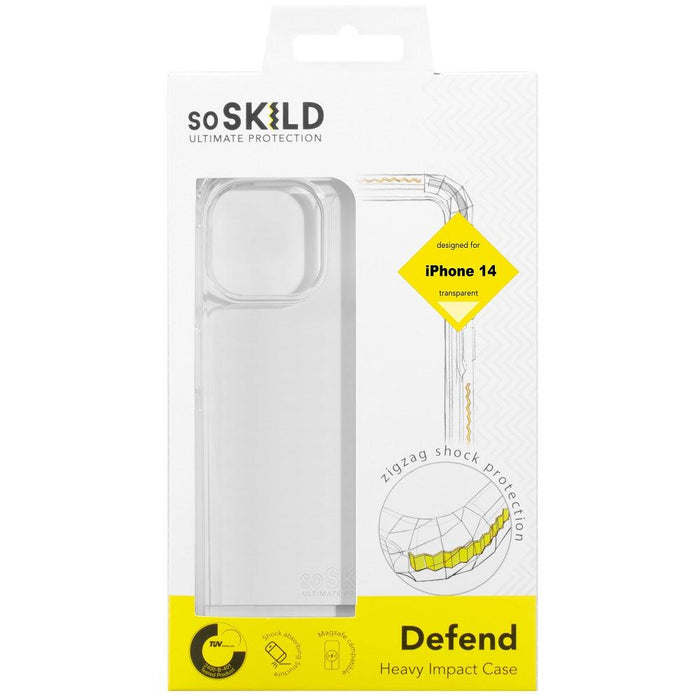 SoSkild Defend Heavy Impact Case for Apple iPhone 14 - Transparent