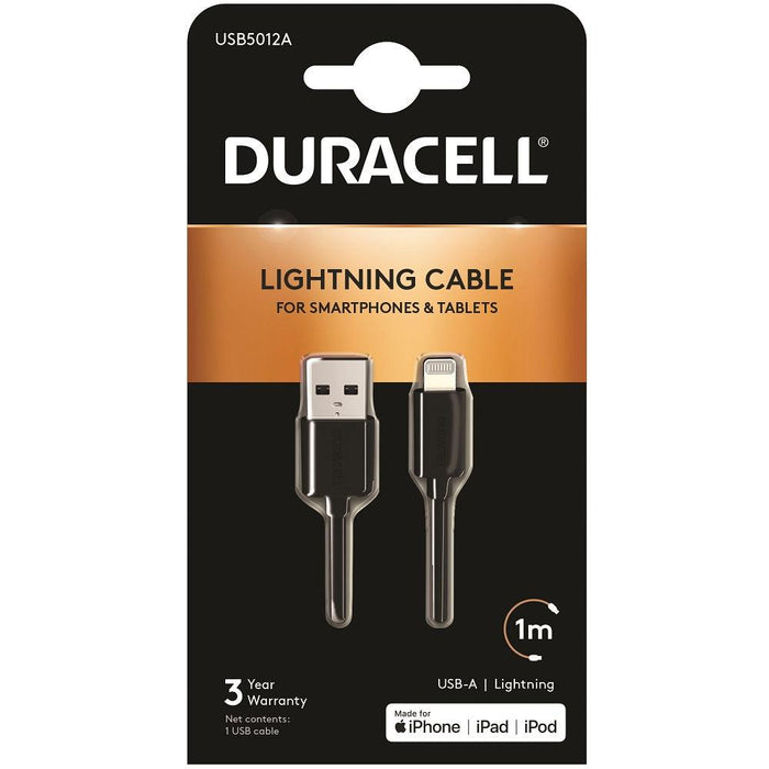 Duracell 1m Lightning Cable