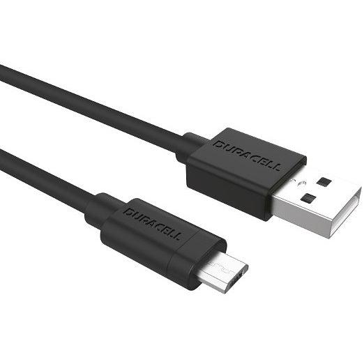 Duracell 2m Micro USB Cable - Black