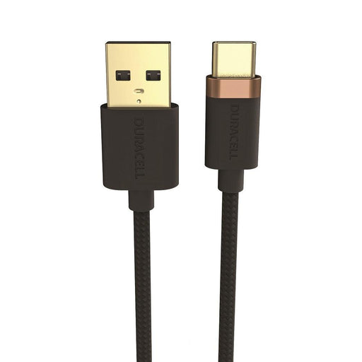 Duracell 2m Toughened USB-A to USB-C Cable