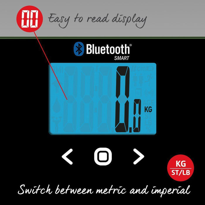 Salter Mibody Analyser Smart Bluetooth Scale_9159 BK3R_5010777139556_Accessory Lab