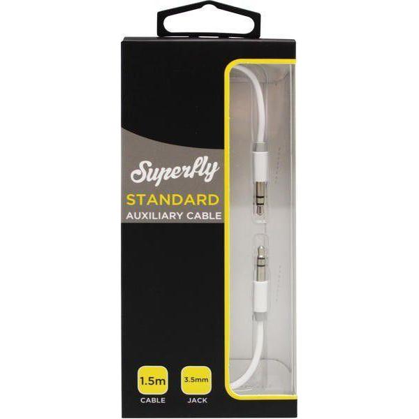 Superfly 3.5mm Audio Cable (White)_SFAX-AX61WHT_0700083208750_Accessory Lab