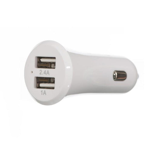 Superfly Dual USB Car Charger 2.4A (White)_SFC2-3413WHT_0700083208705_Accessory Lab