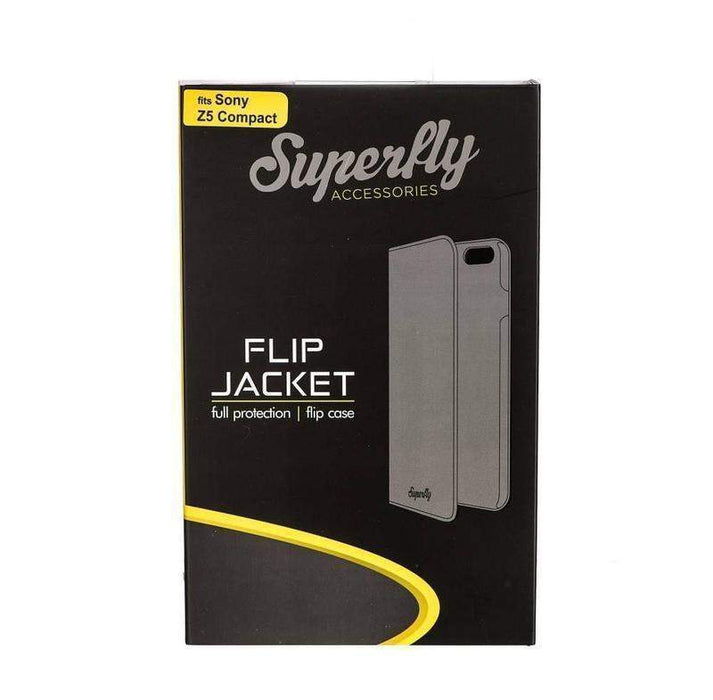 Superfly Flip Jacket Sony Xperia Z5 Compact Cover (Black)_SF-FJ-SXZ5C-BLK_9318018120254_Accessory Lab