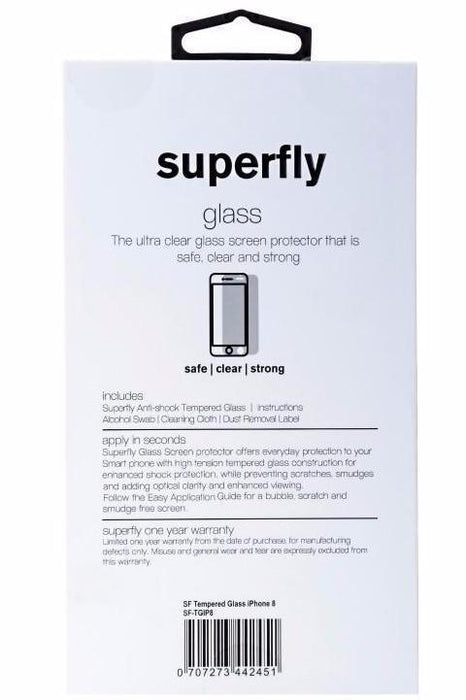 Superfly iPhone X/10 Tempered Glass Screen Protector_SF-TGIP8_0707273442451_Accessory Lab