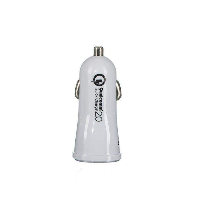 Superfly Quick Charge Car Charger Kit (USBA-C V2.0) (White)_SFC2-3413KIT4WHT_4036957402150_Accessory Lab