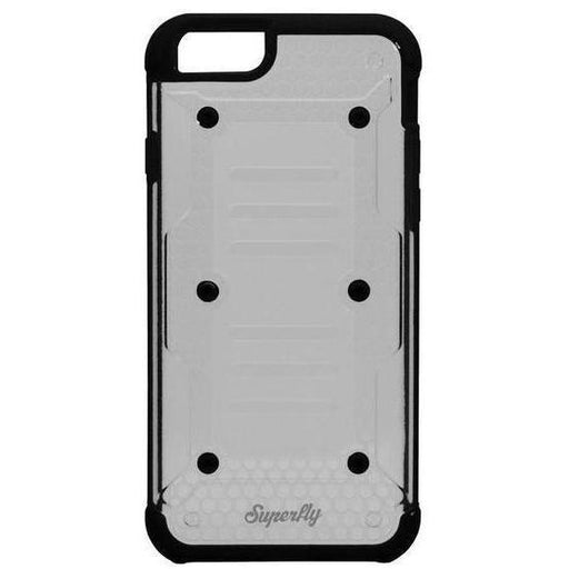 Superfly Soft Jacket Ion iPhone 6/6S Cover (Black/Clear)_SF-INIP6SBLKCLR_0700083209382_Accessory Lab
