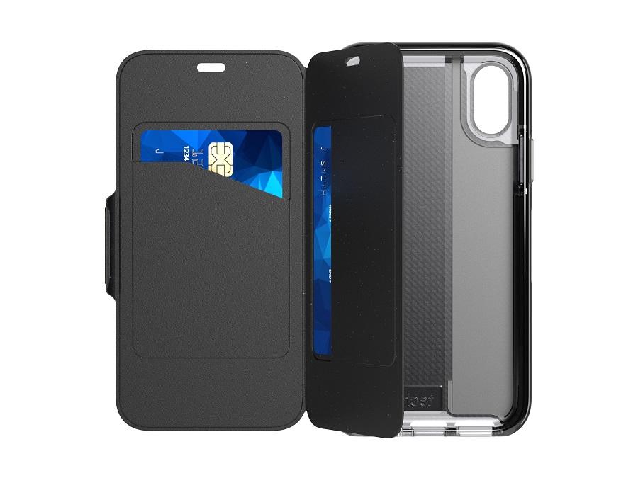 Tech21 Evo Wallet iPhone X / XS (Black)_T21-6174_5056234706817_Accessory Lab