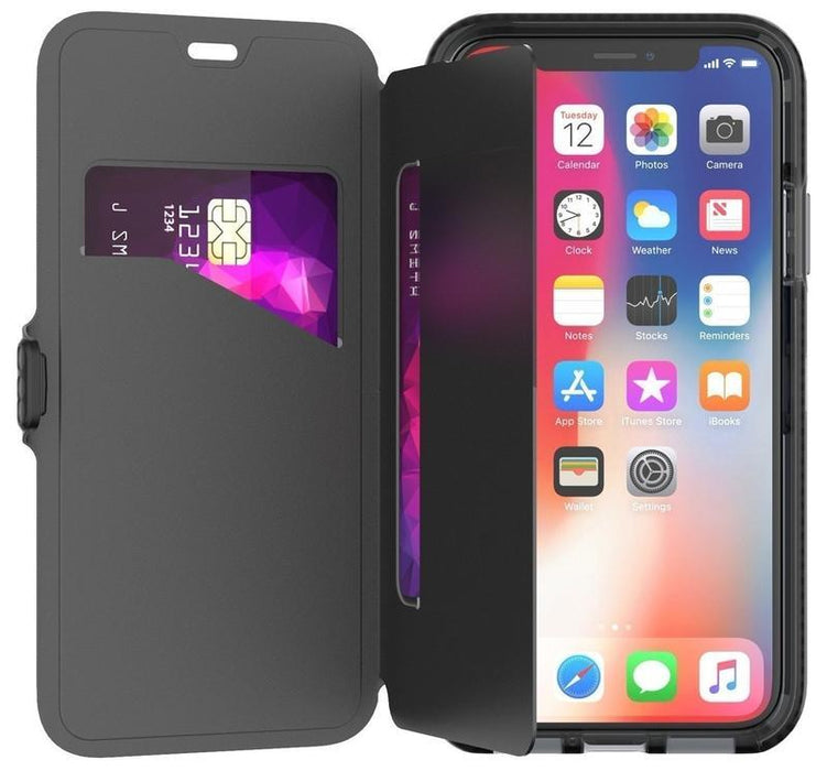 Tech21 Evo Wallet iPhone X/10 Cover (Black)_T21-5860_5055517385541_Accessory Lab