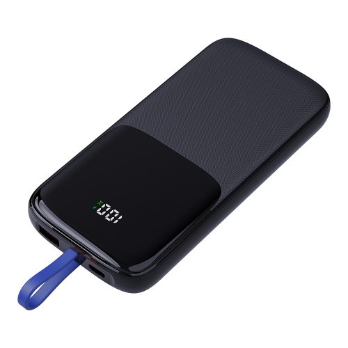 Power Bank 10 000mAh PD 22.5W With Integrated Type-C Cable